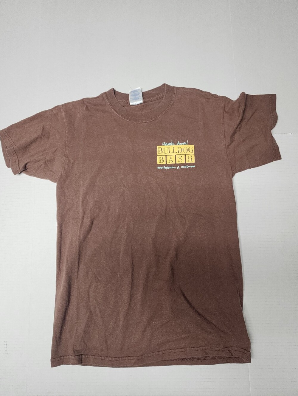 Gildan Ultra Cotton Men's Small Mississippi State 2006 Bulldog Bash T-shirt. VTG